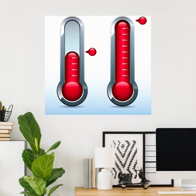 Zwei Thermometer Poster (Von Creator hochgeladen)