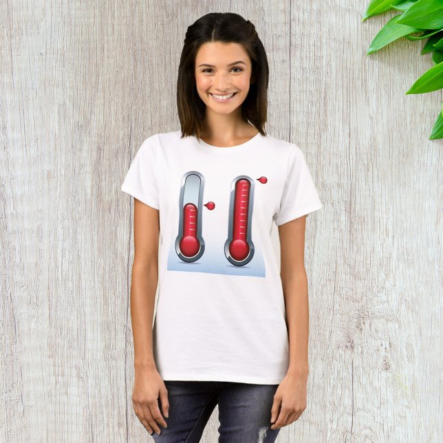Zwei Thermometer T-Shirt (Von Creator hochgeladen)