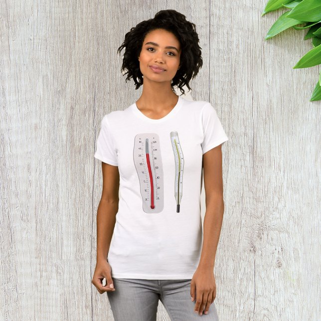 Zwei Thermometer T - Shirt für Frauen (Von Creator hochgeladen)