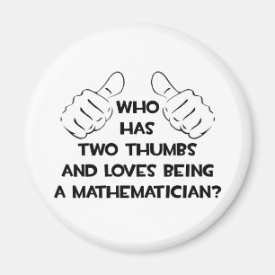 Zwei Thumbs und Lieben als Mathematiker Magnet