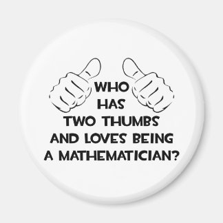Zwei Thumbs und Lieben als Mathematiker Magnet
