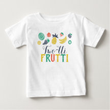 Zwei Ti Fruiti Zweites Geburtstags-Shirt