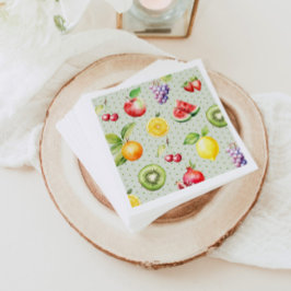 Zwei-Ti Frutti Fruchtmuster Geburtstagsparty Serviette