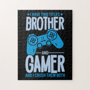 Zwei Titel zerquetschen Bruder und Gamer Puzzle