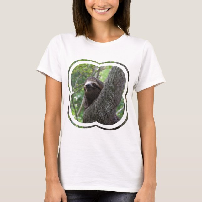Zwei Toed Sloth-Damen-T - Shirt (Vorderseite)