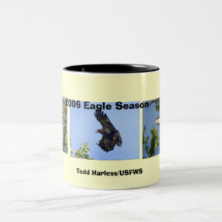 Zwei Ton Adler-Jahreszeit-Tasse Zweifarbige Tasse
