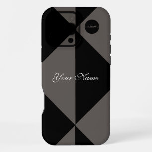 Zwei-Ton-Modern-Grafik in jeder beliebigen Farbe H iPhone 16 Pro Max Hülle