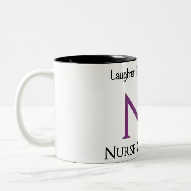 Zwei-Ton-Tasse Zweifarbige Tasse (Links)