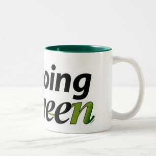 Zwei Ton-Tasse Zweifarbige Tasse