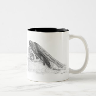 Zwei-Ton zwei Orca-Tasse Zweifarbige Tasse