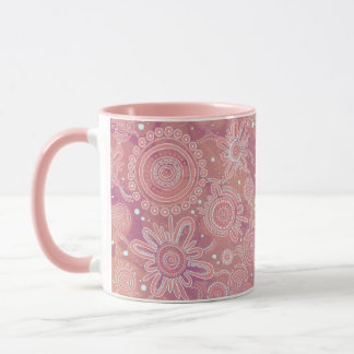 Zwei Tonaufnahmen der indigenen Art Tasse "Connect