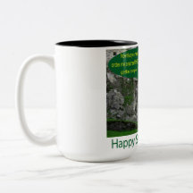 Zwei Töne 15 oz Tasse. Happy st. Patrick's Day. ei