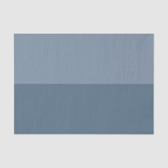 Zwei Tone - Blau Seidenpapier (Vorderseite)