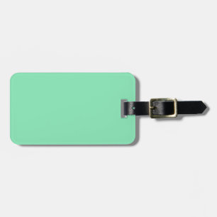 Zwei-Tone-Brawn & Mint-Green-Gepäckmarke Gepäckanhänger