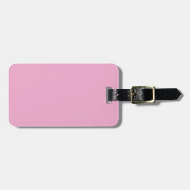 Zwei-Tone-Burgundy & Pink-Gepäckmarke Gepäckanhänger (Vorderseite horizontal)