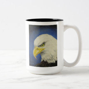 Zwei Tone Eagle Coffee Tasse von Greggs Deep Color