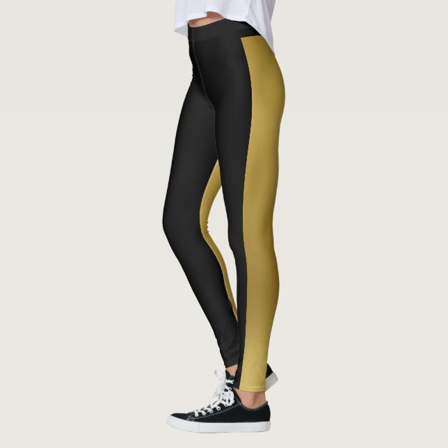 Zwei Tone Gold und Black Leggings (Links)
