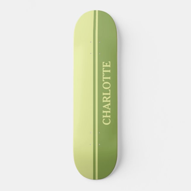 Zwei-Tone-Grün Skateboard (Vorderseite)