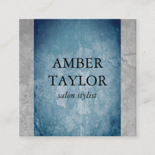 Zwei Tone Grunge Textur Quadratische Visitenkarte