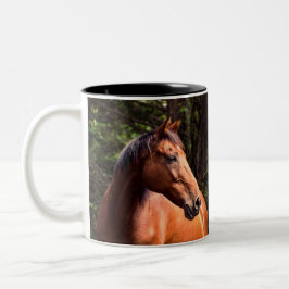 Zwei-Tone-Kaffee-Tasse - Rocky 2020 Pferd des Jahr Zweifarbige Tasse