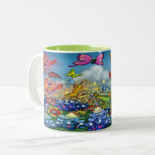 Zwei-Tone-Kaffee-Tasse Zweifarbige Tasse