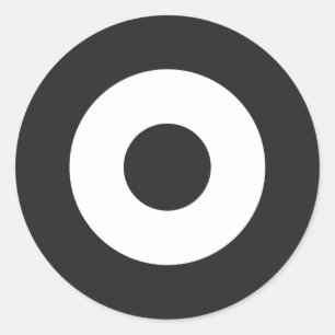 Zwei Tone Mod Rundaufkleber Runder Aufkleber