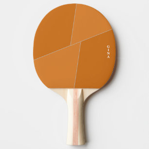 Zwei Tone Orange Ping Pong Paddle Personalisiert Tischtennis Schläger