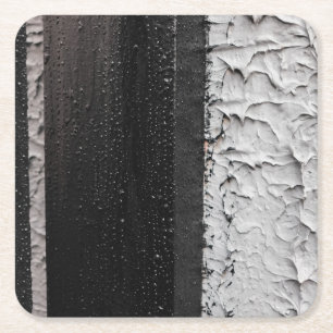 zwei Töne Rechteckiger Pappuntersetzer