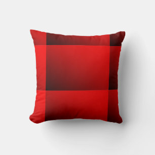Zwei Tone Red Cushi Kissen