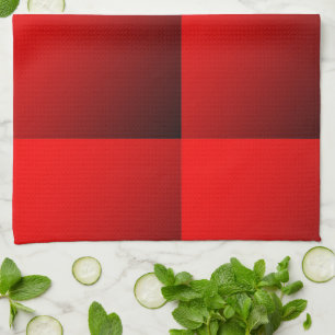 Zwei Tone Red Küchentuch