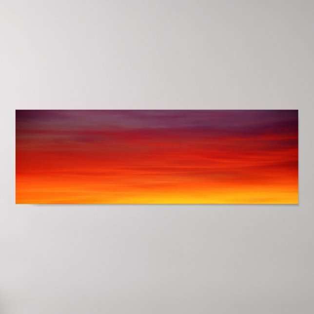 Zwei Tone Sunset Poster (Vorne)
