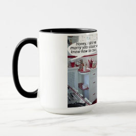 Zwei Töne Tasse. Happy Jubiläumspoodle Tasse