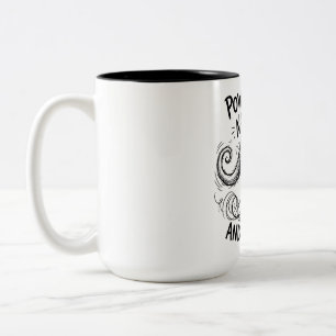 Zwei-Töne-Tasse Lustige Kanguru-Quote Zweifarbige Tasse