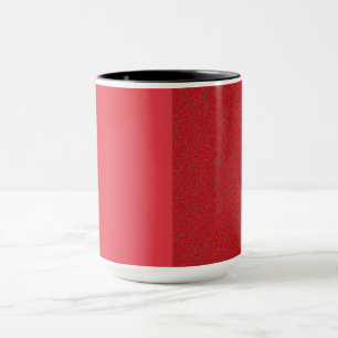Zwei-Tone-Tomaten-Red-Noise-Lizenzrahmen (Custom) Tasse