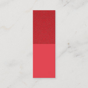 Zwei-Tone-Tomato Red Calling Card - Anpassbar Telefonnummerkarte