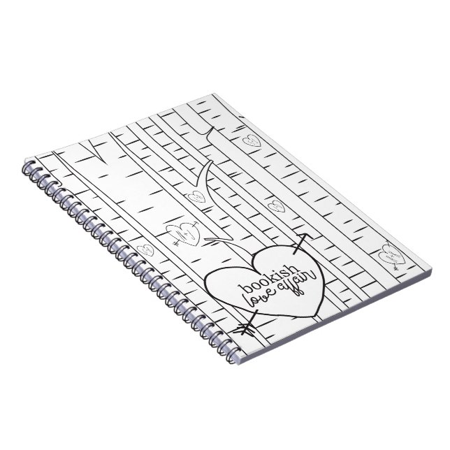 Zwei Toned Booking Liebe Affair Notebook Notizblock (Rechte Seite)
