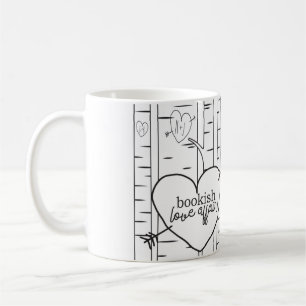 Zwei Toned Bookmark Liebe Affair Coffee Tasse