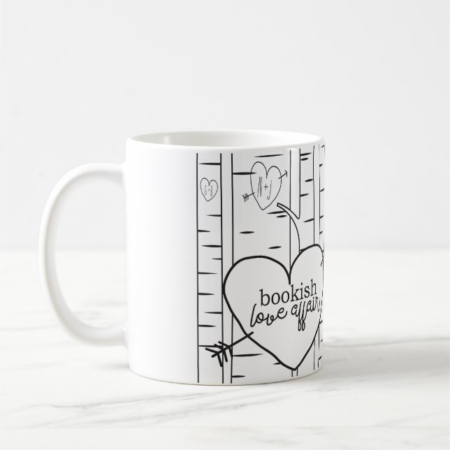 Zwei Toned Bookmark Liebe Affair Coffee Tasse (Links)