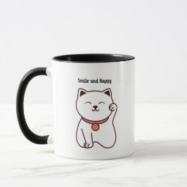 Zwei-Tonen-Cat-Kaffee-Cup Tasse