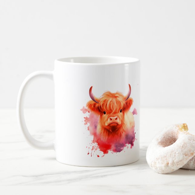 Zwei-Tonen-Cup/Tasse, 15 oz Kaffeetasse (Mit Donut)