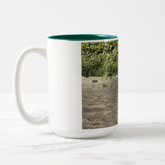 Zwei-Tonen-Kaffee-Tasse in Sand Zweifarbige Tasse