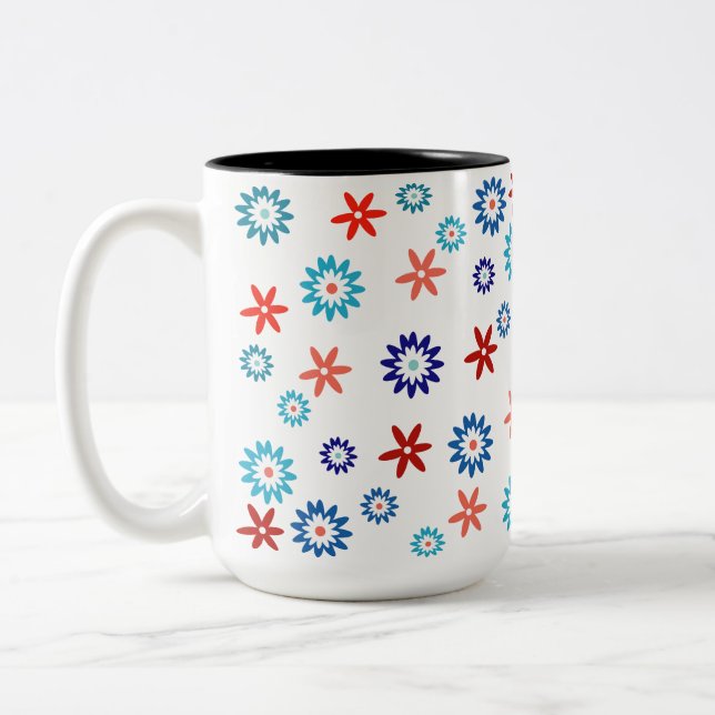 Zwei-Tonen-Tasse, 15 oz Zweifarbige Tasse (Links)