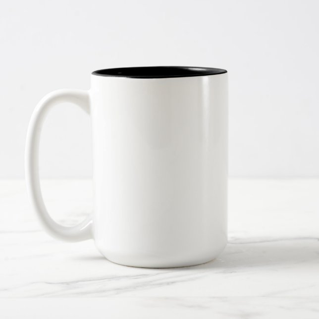 Zwei-Tonen-Tasse, 15 oz Zweifarbige Tasse (Links)
