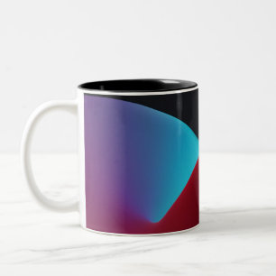 Zwei-Tonen-Tasse Zweifarbige Tasse