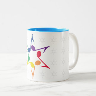 Zwei-Tonen-Tasse Zweifarbige Tasse