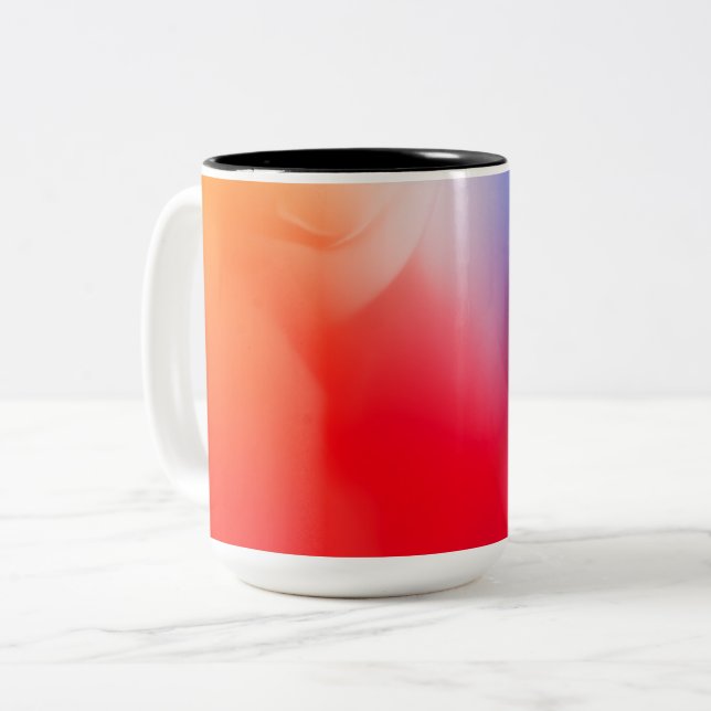 Zwei-Tonen-Tasse Zweifarbige Tasse (Vorderseite Links)