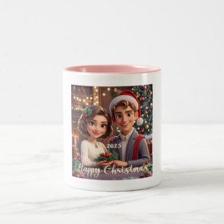 Zwei-Tonen-Tasse Zweifarbige Tasse