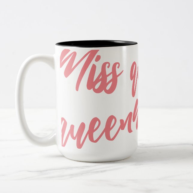 Zwei-Tonen-Tasse Zweifarbige Tasse (Links)