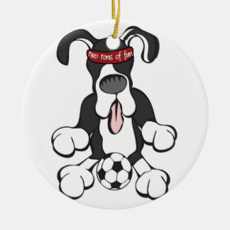 Zwei Tonnen der Spaß-Verzierung Keramikornament