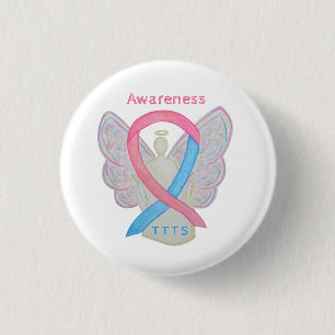 ZWEI-Transfusion TTTS Awareness Ribbon-Button Button